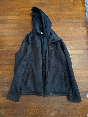 Ben Sherman Black Hooded Winter Jacket
